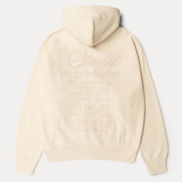 Stussy x Wales Bonner Fleece Zip Hoodie Ivory