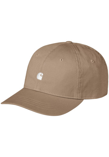 Carhartt WIP Madison Logo Cap Leather / White