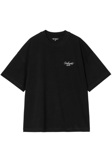 Carhartt WIP S/S Signature Script T-Shirt Black