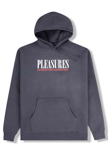 Pleasures Satisfaction Hoodie Asphalt