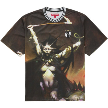 Supreme® x Frazetta Soccer Jersey Woman With Scythe