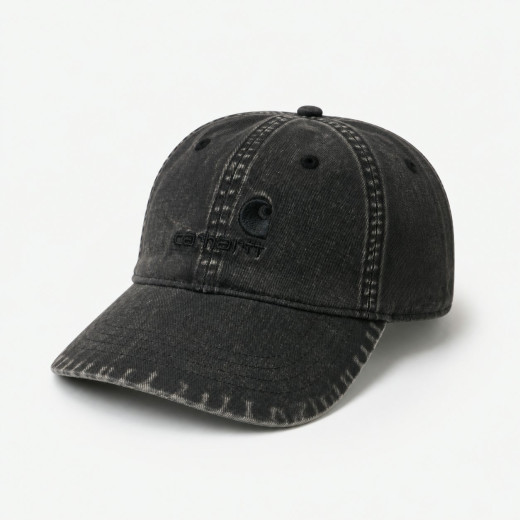 Carhartt WIP Lambert Cap Black moon wash