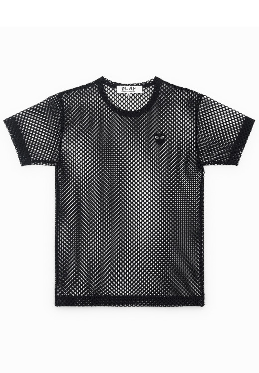 PLAY COMME des GARCONS Mesh T-Shirt Black
