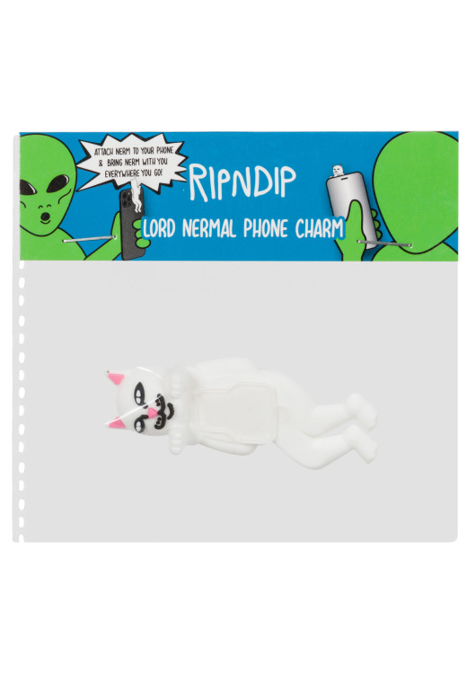 RipNDip Nermal Phone Charm White
