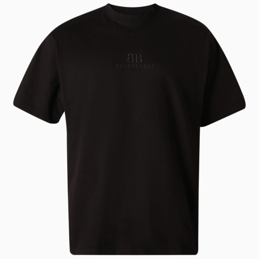 Balenciaga Embroidered logo T-shirt Black