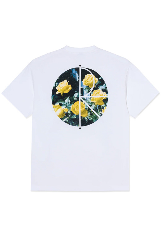 Polar Skate Co. Fill Logo Märtas Roses Tee White