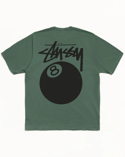 Stussy 8 Ball Tee Pigment Dyed Pine