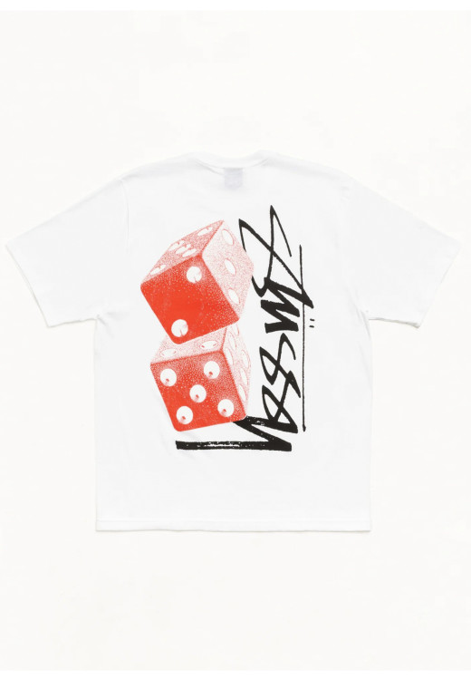 Stussy Tall Dice Tee White