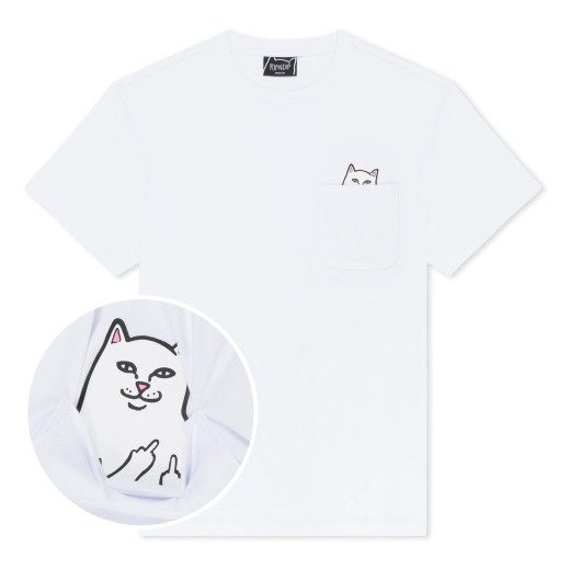 RipNDip Lord Nermal Pocket Tee White