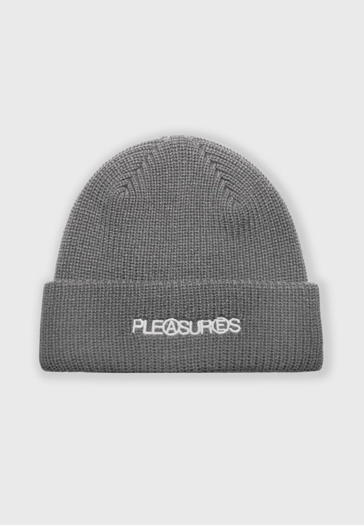 Pleasures Zine Beanie Charcoal